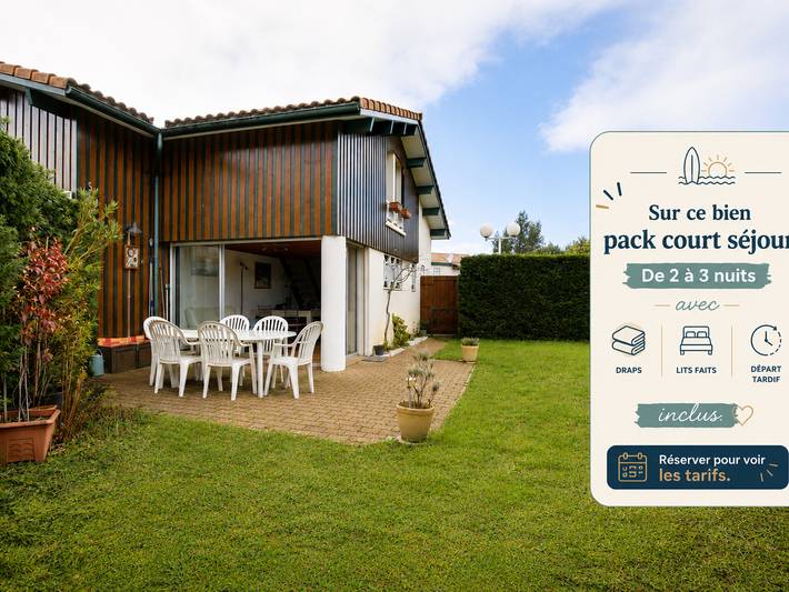 Maison de vacances pour 4 personnes, avec jardin et terrasse à Biscarrosse