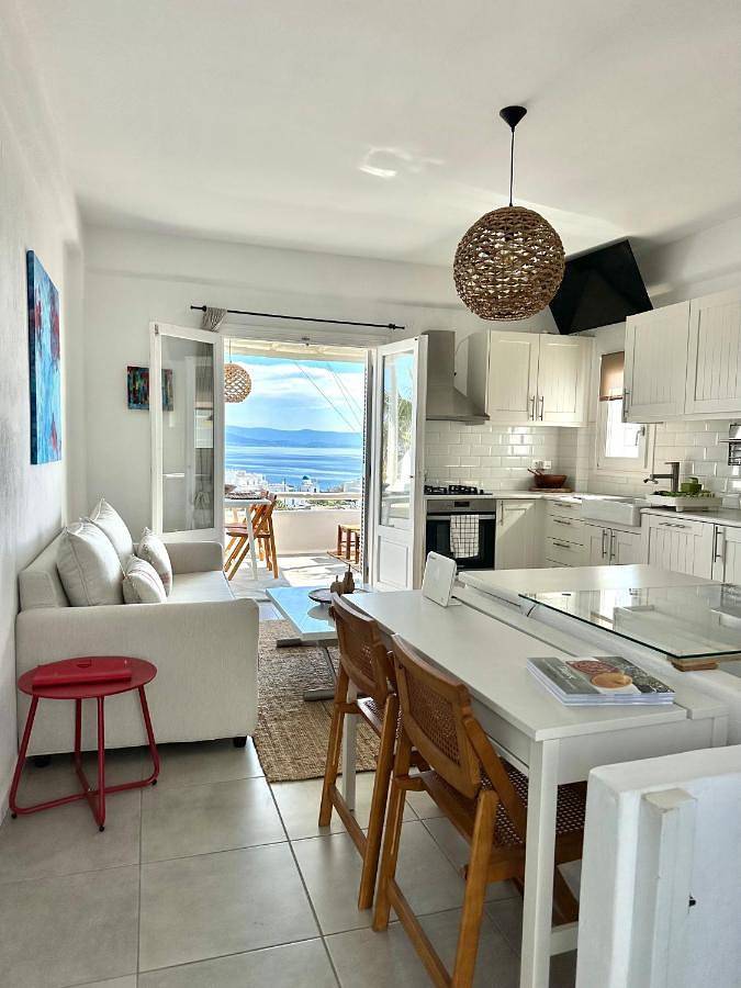 Appartement de vacances pour 4 personnes, avec Balcon ainsi que Terrasse et Vue
