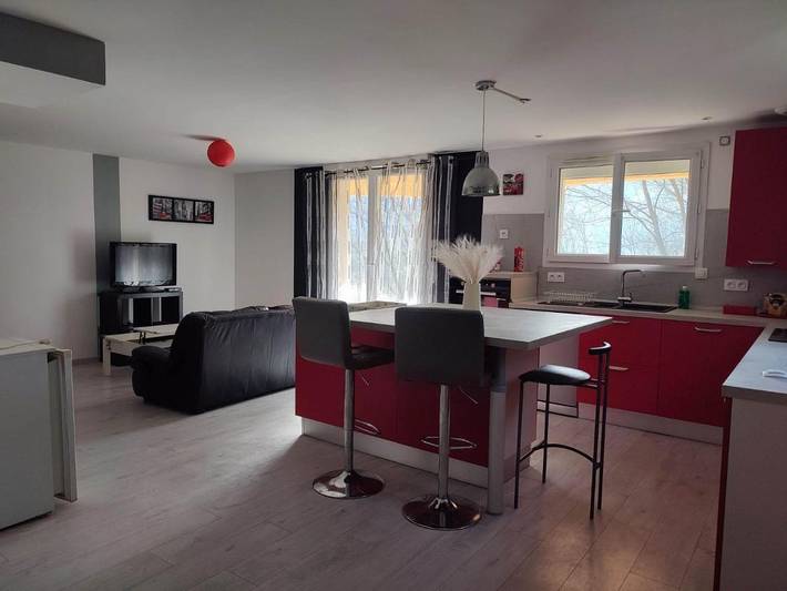 Appartement de vacances pour 2 personnes, avec Terrasse ainsi que Jardin et Vue