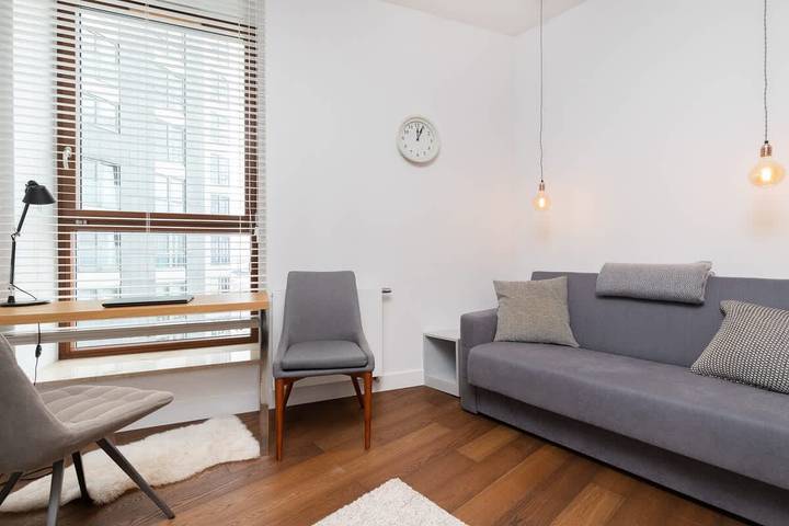 Appartement entier, Elegant Apartment with Sea View | Parking in Gdynia, Zatoka Gdańska