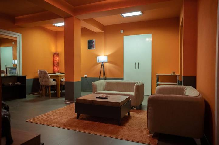 Appartement de vacances pour 8 personnes, avec Terrasse ainsi que Jardin et Vue