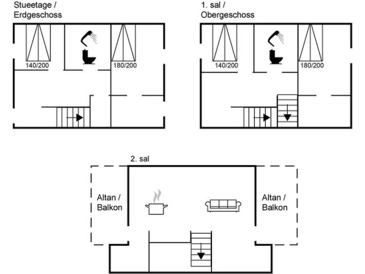 Ferienhaus mit Meerblick für 8 Personen, mit Terrasse in Skagen - 2