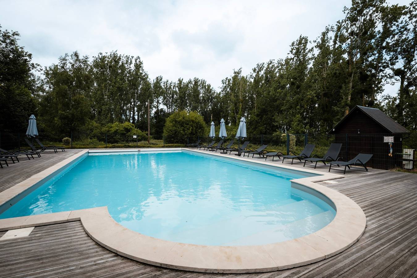 Chalet Maugère for 6 with Shared Pool, Terrace & Wi-Fi in Livarot-Pays-d'Auge, Lisieux region
