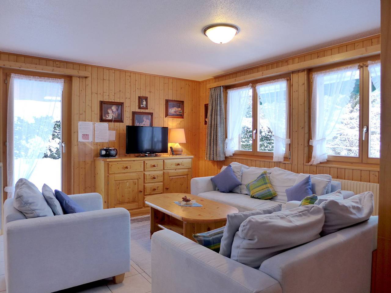 Ganze Wohnung, Chalet Papillon in Bürchen, Walliser Alpen