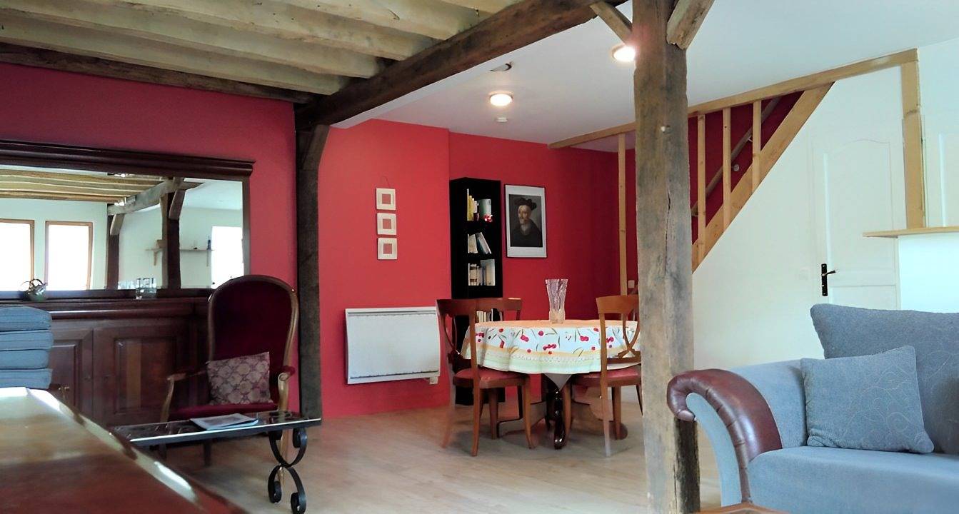 Gite Rabelais - Les chaumières du chêne in Pouillé, Région de Romorantin-Lanthenay