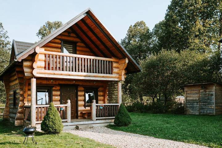 Domek letniskowy dla 6 osób, z Balkon i Taras oraz Ogród i Widok w Rabka-Zdrój