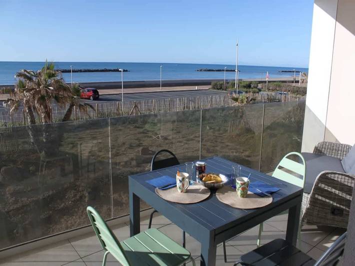 Gîte pour 2 personnes, avec balcon/terrasse, adapté aux familles dans Casino de Valras Plage - 4