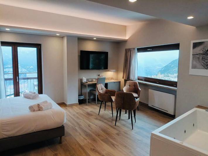 Hôtel pour 2 personnes, avec jacuzzi et sauna