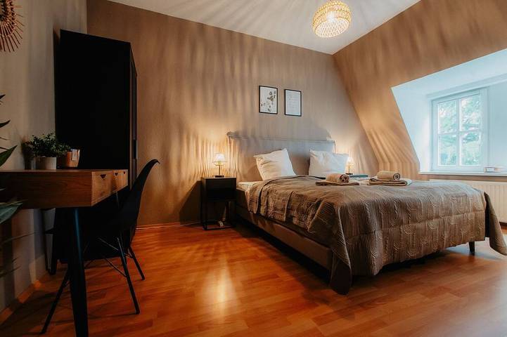 Apartamento entero, Big City 2-zimmer-appartement mit Wohnküche - Luga Homes - Chausseehaus in Leipzig Mitte, Leipzig