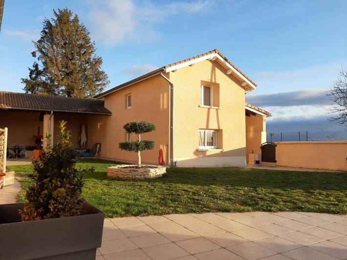 Maison de vacances pour 4 personnes, avec Terrasse et Jardin ainsi que Vue sur le lac et Vue