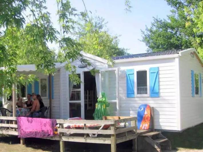 Mobil home pour 8 personnes, avec jacuzzi et sauna à Mézos - 3