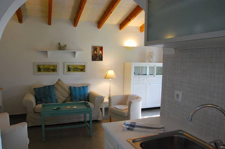 Haus Barregas. Haus in Cap D'Artrutx, Menorca. Haus Garten. in Cap d'Artrutx, Ciutadella
