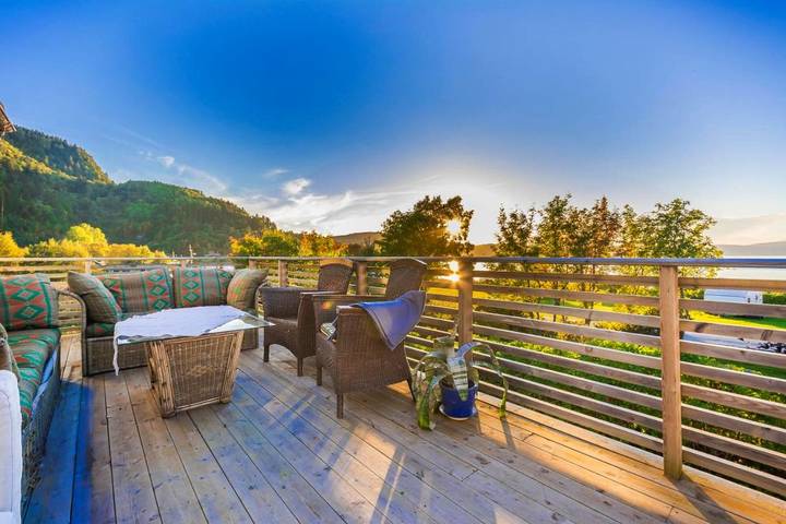 Pension voor 3 personen, met uitzicht en tuin in Noorwegen