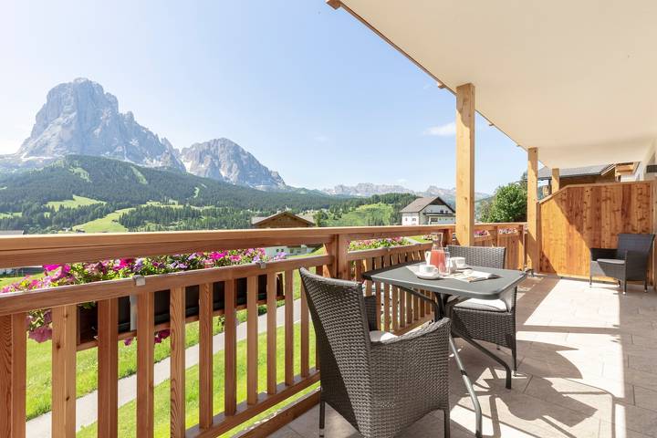 Gîte pour 4 personnes, avec jardin et balcon dans Santa Cristina Val Gardena - 2