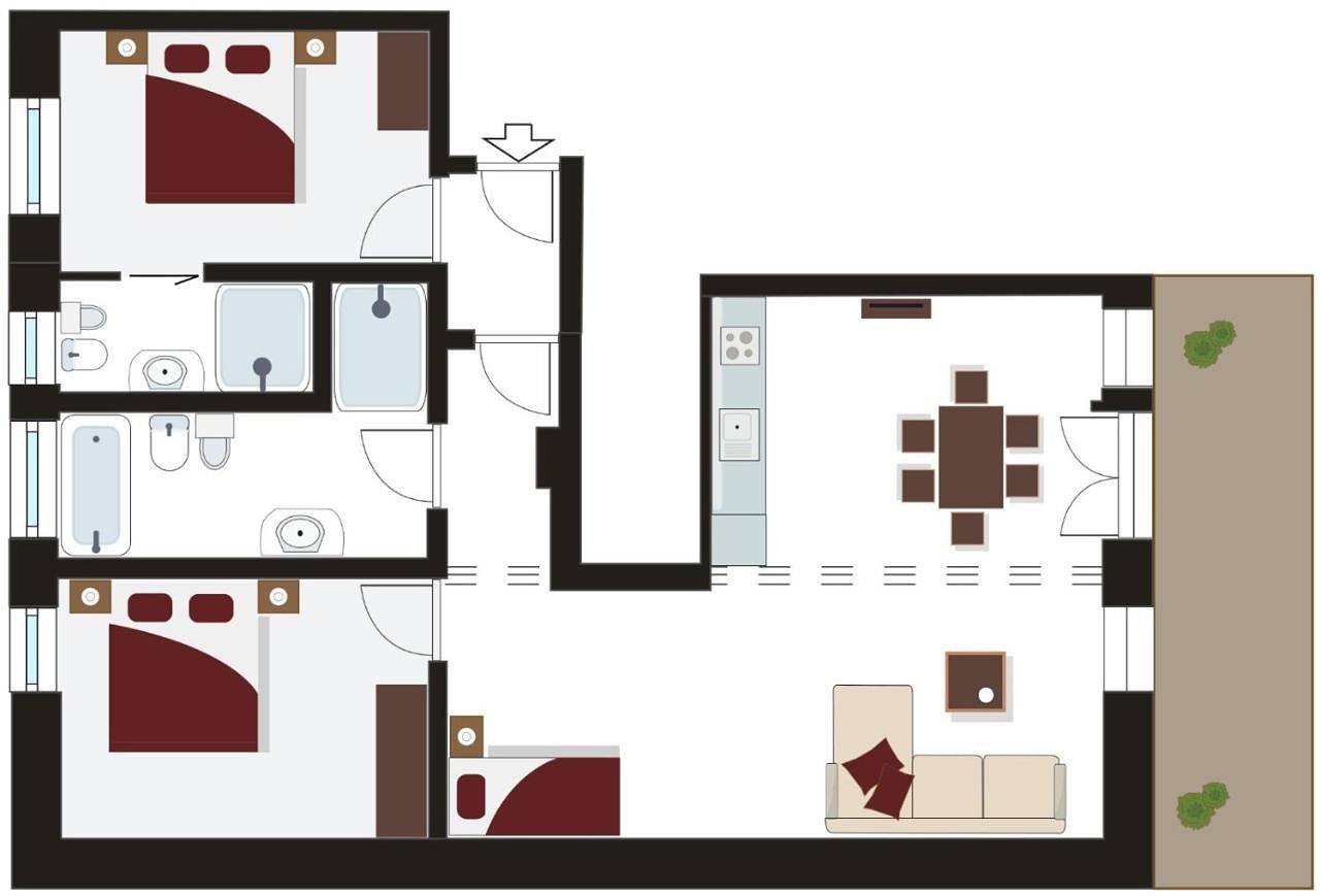 Ganze Wohnung, Tyrol Living & Cafe in Deutschnofen (Bozen), Welschnofen