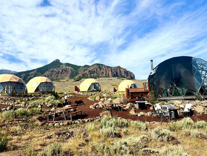 Gîte pour 5 personnes, avec vue ainsi que jardin et sauna à Wapiti - 3