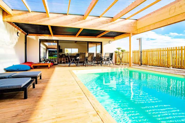 Location de vacances pour 15 personnes, avec piscine et vue à Saint-Alban - 2