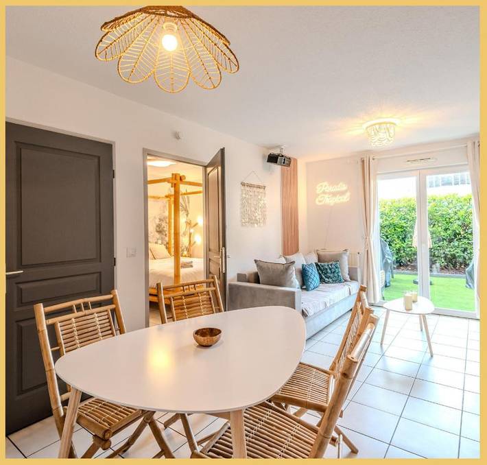 Gîte pour 4 personnes, avec terrasse ainsi que jardin et jacuzzi à Scionzier - 4