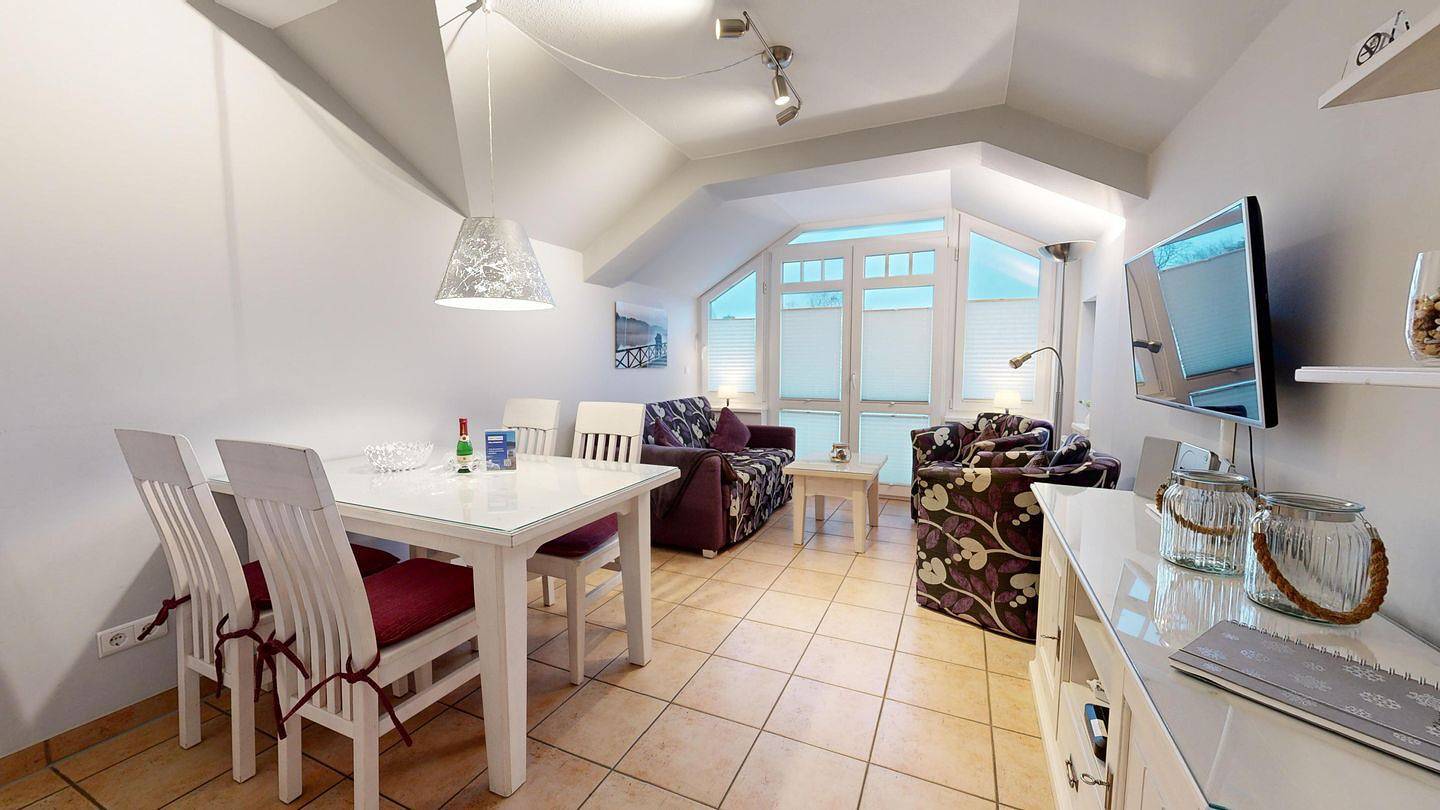 Appartement entier, Schöne, strandnahe Ferienwohnung mit Südbalkon und 2 Schlafzimmern in Ostseebad Binz, Binz