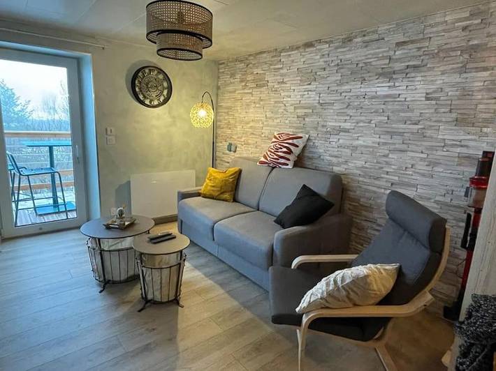 Maison de vacances pour 4 personnes, avec Balcon et Terrasse ainsi que Jardin et Vue