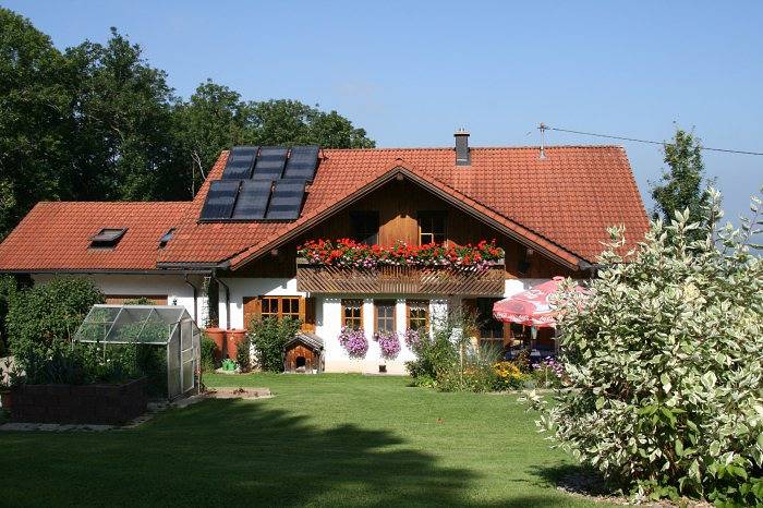 Ferienwohnung für 3 Personen, mit Balkon und Balkon/Terrasse sowie Garten im Allgäu