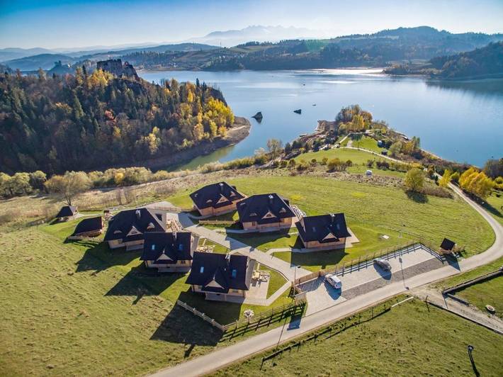 Apartament wakacyjny dla 8 osób, z Balkon i Taras oraz Ogród i Sauna w Czorsztyn