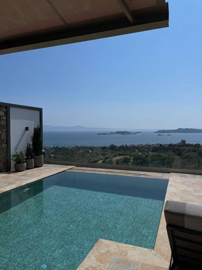 Villa für 5 Personen, mit Pool und Garten sowie Ausblick in Chalkidiki - 2