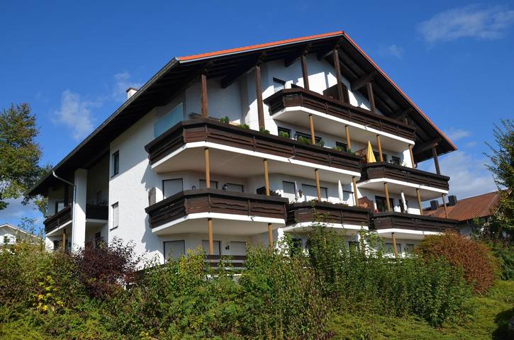 Ferienwohnung für 4 Personen, mit Balkon und Balkon/Terrasse in Drachselsried