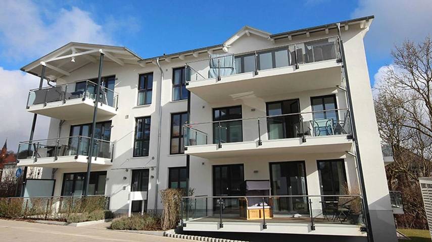Ferienhaus mit Meerblick für 2 Personen, mit Seeblick und Ausblick sowie Balkon in Sassnitz - 2