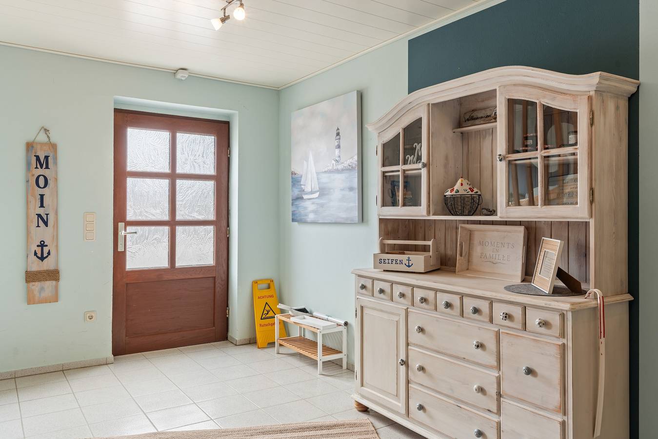 Ganze Wohnung, Ferienwohnung 'Ankerplatz' mit Privatterrasse, Gemeinschaftsgarten und Wlan in Badestrand Dollerupholz, Westerholz