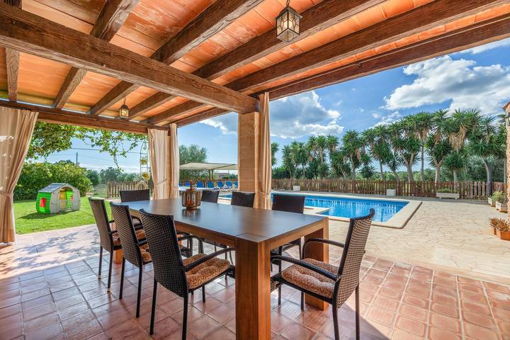 Landhaus 'Villa Es Coll Doret' mit privatem Pool, privater Terrasse und WLAN in Manacor, Mallorca Osten