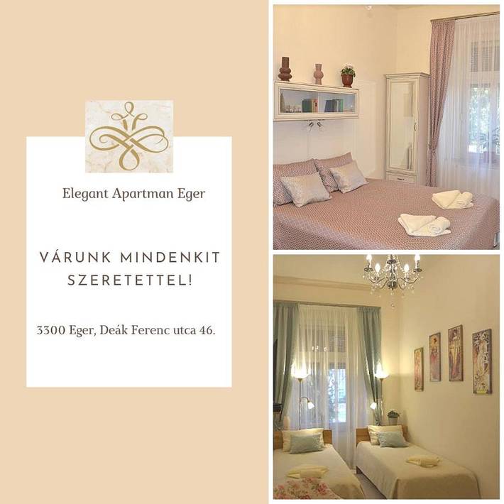 Gîte pour 6 personnes, avec jardin à Eger