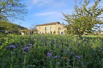 Gîte pour 6 personnes, avec terrasse ainsi que jacuzzi et jardin à Chatuzange-le-Goubet