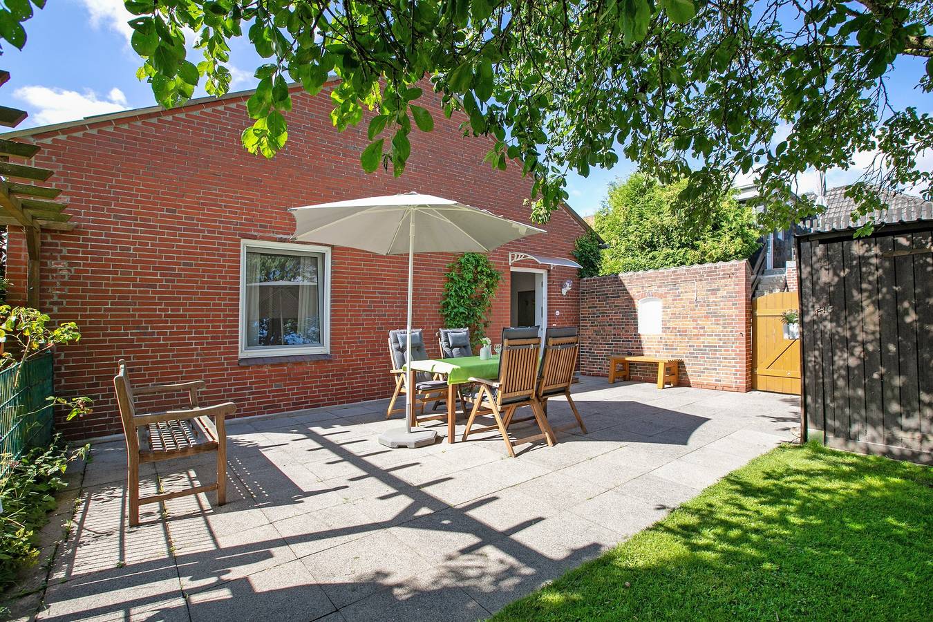 Ganze Wohnung, Vacation apartment "Amy" for up to 2 people with terrace near the dyke in Simonsberg, Nordseeküste