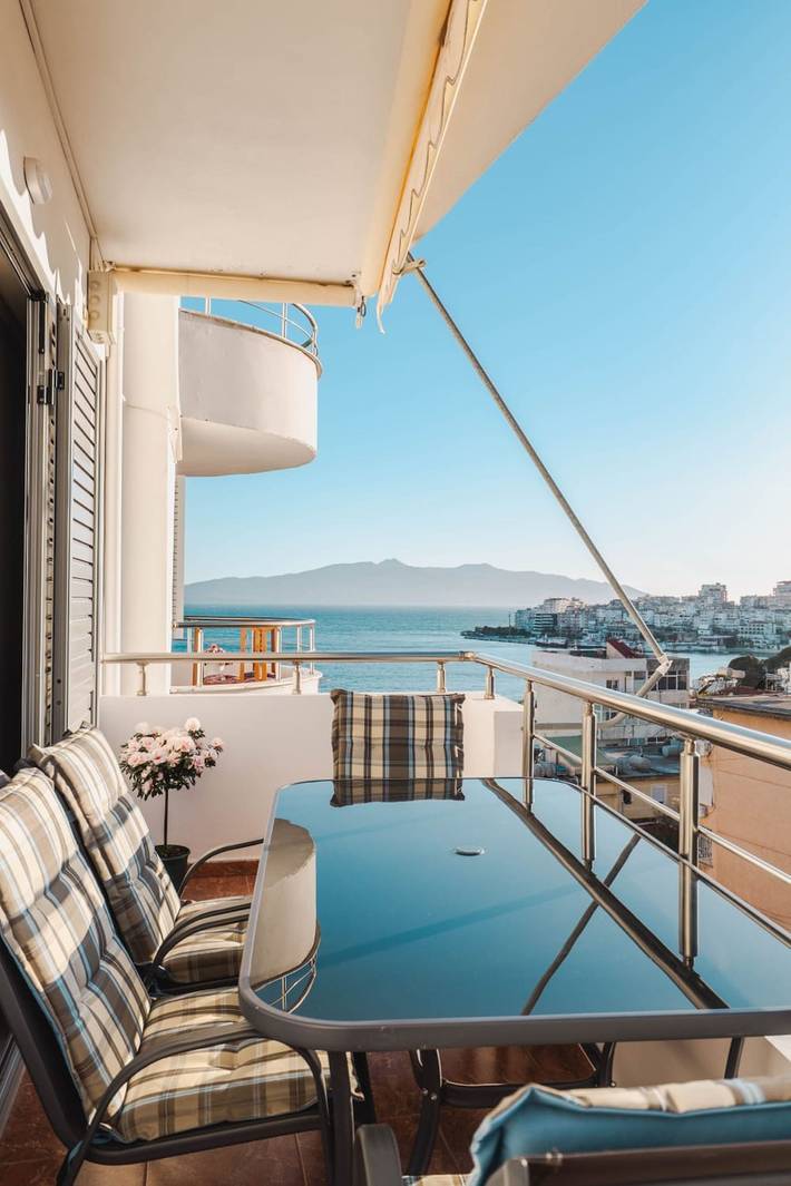 Apartamento de vacaciones para 7 personas, con balcón y vistas al mar, Familias con niños - 1
