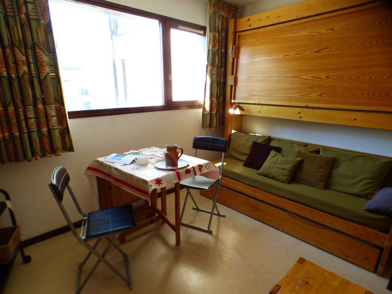 Appartement entier, Studette Alpes 2 Pers, Proche Commerces in Les Saisies, Région d'Albertville