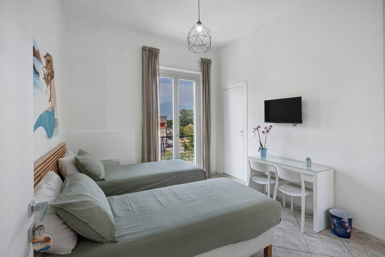Chambre "Napoli" avec terrasse partagée, Wi-Fi et climatisation in Pagani (homonymie), Côte Tyrrhénienne Campanie