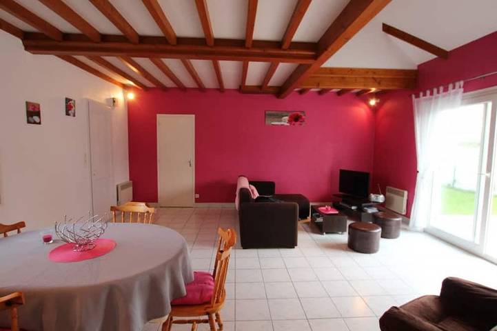 Gîte pour 6 personnes, avec jardin