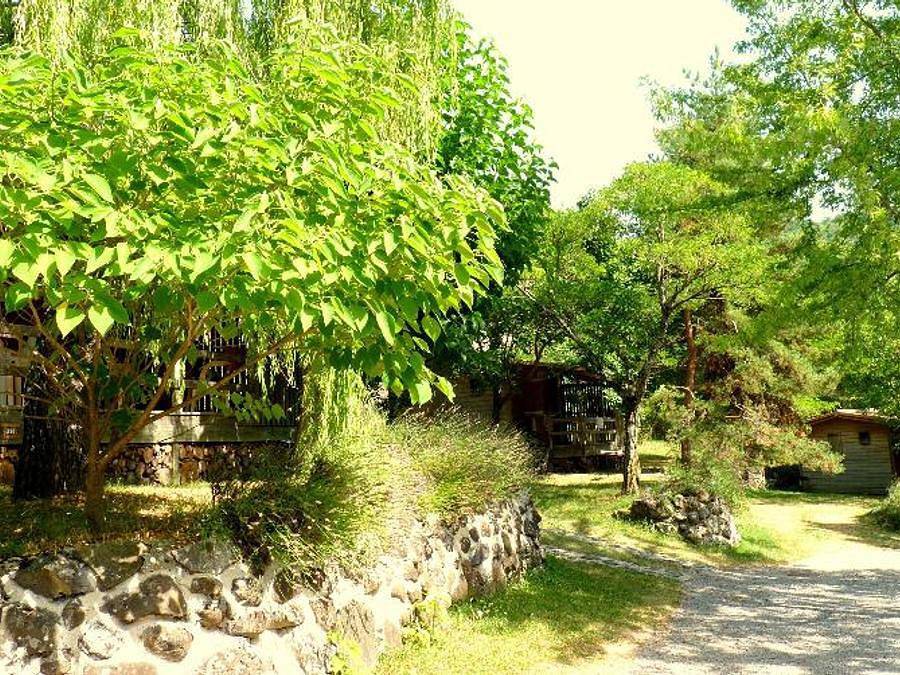 Camping Les Lavandes - Chalet 4 personen - Lavender basis in Darbres, Ardèche