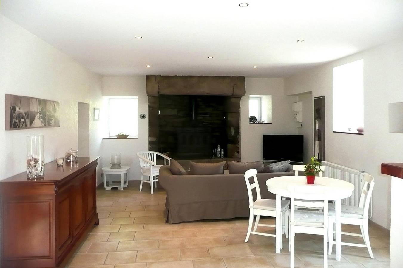 Steinhaus in Bretagne nahe Bucht von Morlaix in Plouégat-Guérand, Ceinture Dorée