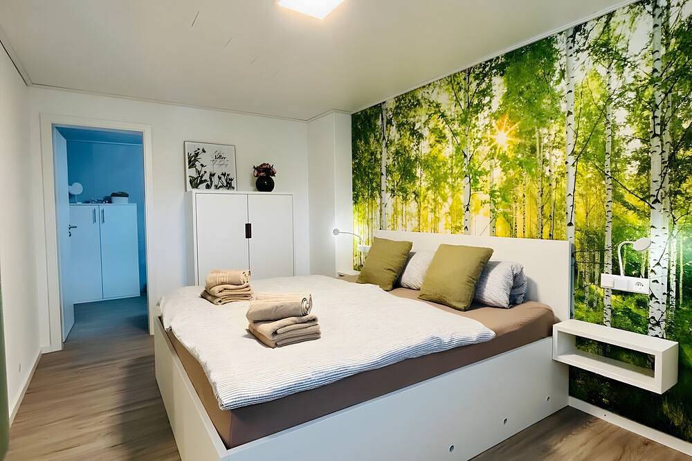 Ganze Wohnung, Apartment 'Haus Birkenösch' mit privater Terrasse, Gemeinschaftsgarten und Wlan in Pfullendorf, Region Bodensee-Oberschwaben