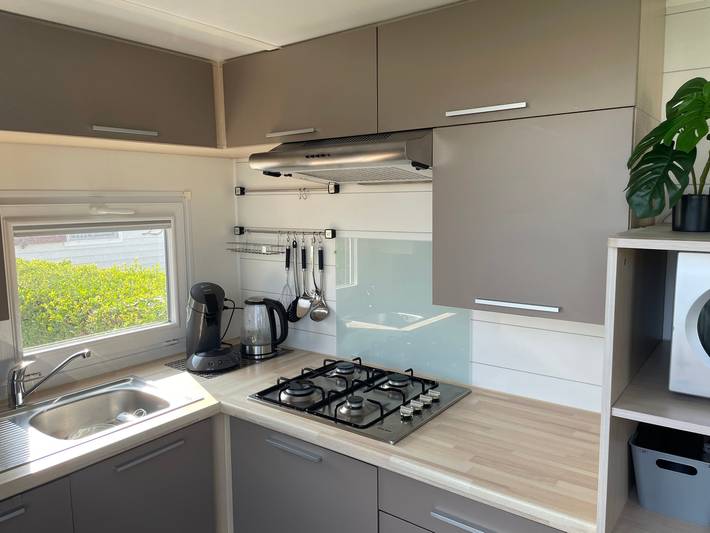 Mobil home pour 4 personnes avec jardin in Bredene, Côte belge