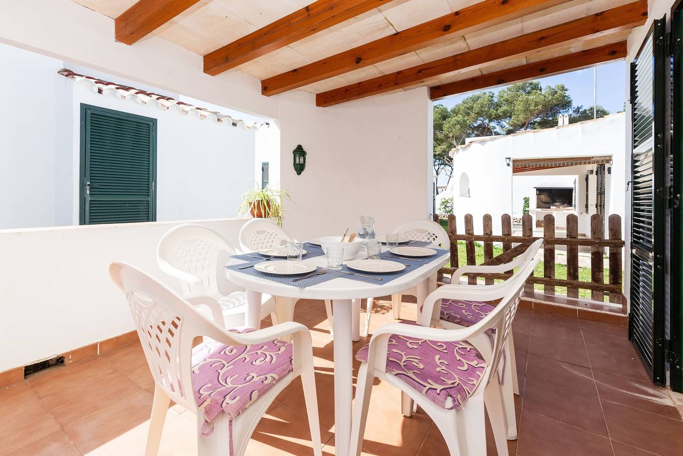 Casa Vacacional 'Sol Del Sur 8' con Piscina Compartida, Terraza Compartida y Wi-Fi in Son Xoriguer, Ciudadela