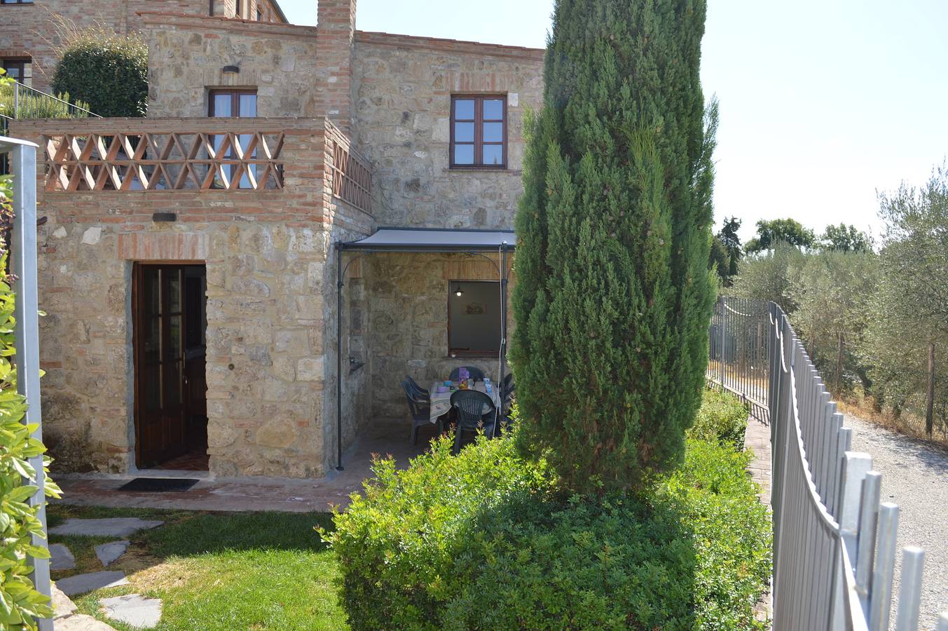 Haus mit privatem Garten in Crete Senesi in Asciano, Siena Provinz