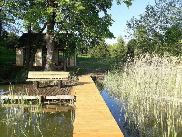Domek letniskowy dla 4 osób, z Taras i Ogród oraz Widok w 