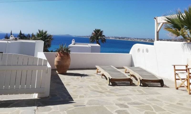 Location de vacances pour 6 personnes, avec balcon/terrasse et vue sur l’océan dans Naxos - 3
