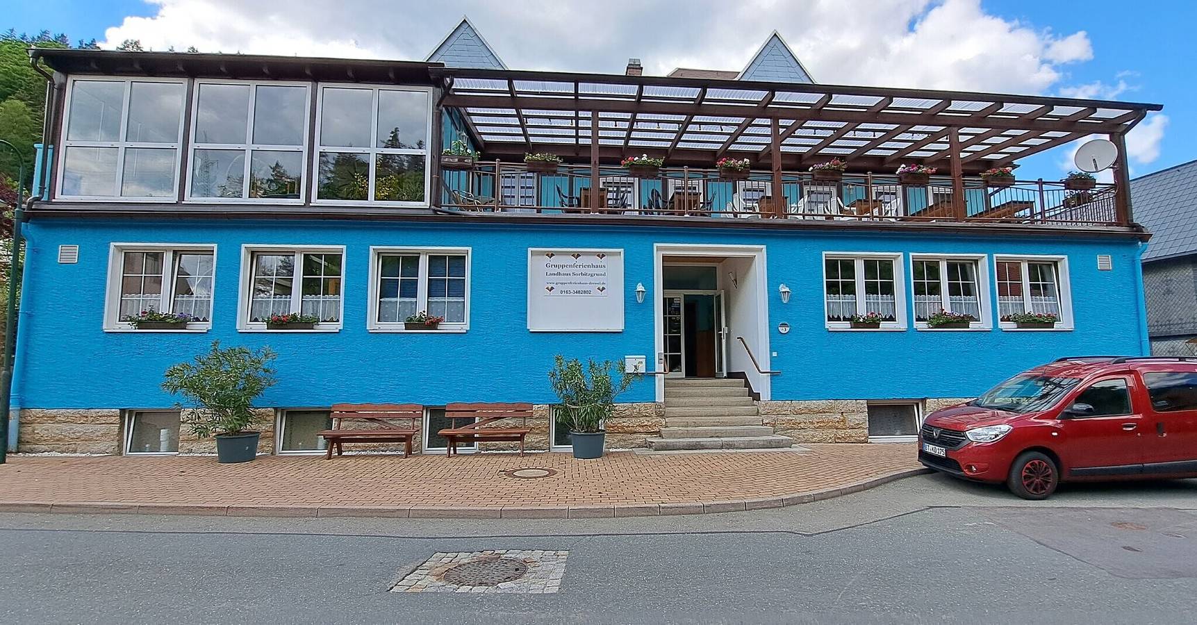 Ganze Wohnung, Ferienwohnung 'Landhaus Sorbitzgrund' mit Bergblick, Gemeinschaftsterrasse und Wlan in Rohrbach (Saalfeld-Rudolstad), Ostthüringen