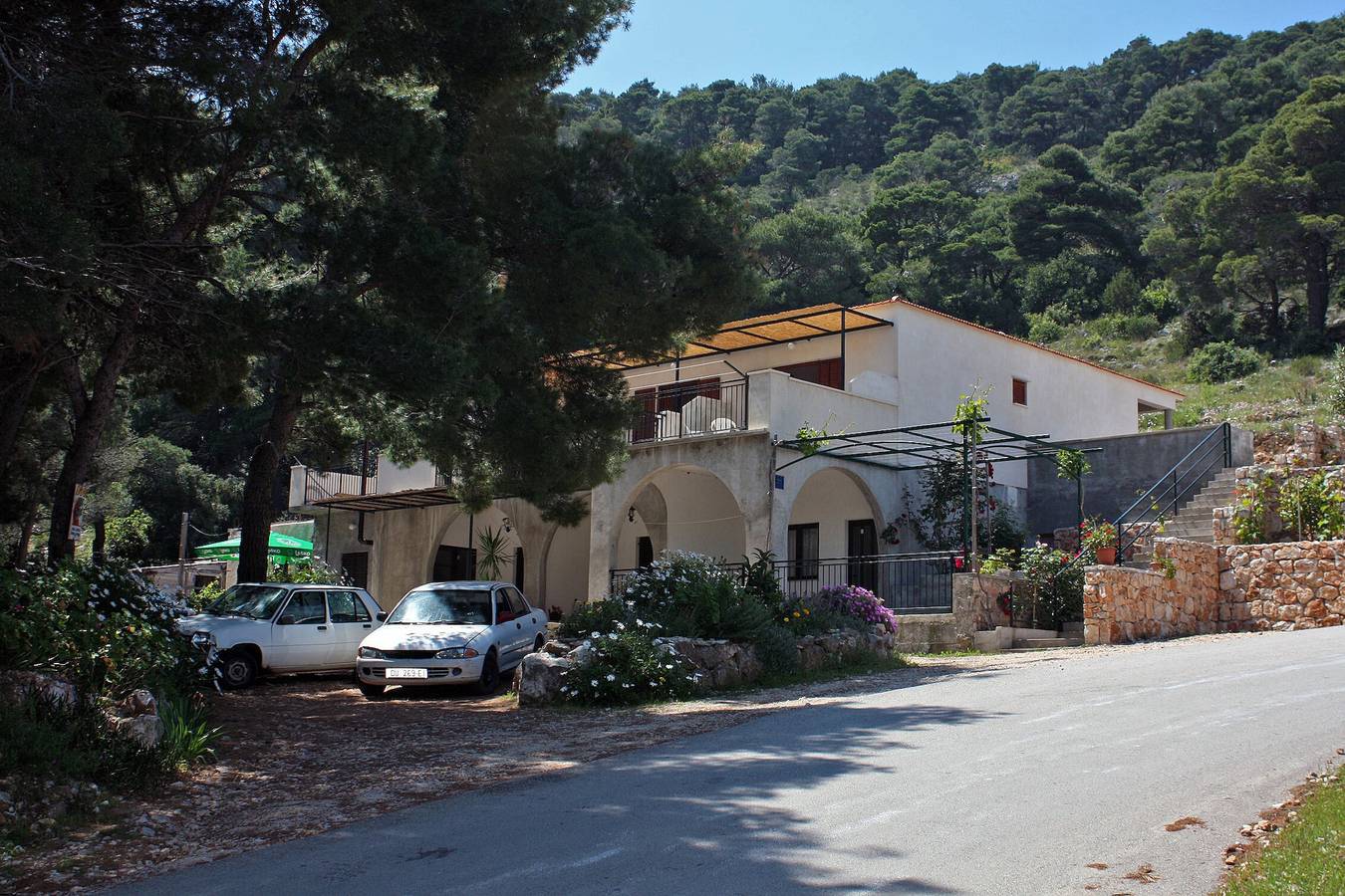 Ganze Wohnung, 1-Zimmer-Ferienwohnung mit Balkon Bucht Saplunara, Mljet A-4923-a in Velika Saplunara, Saplunara