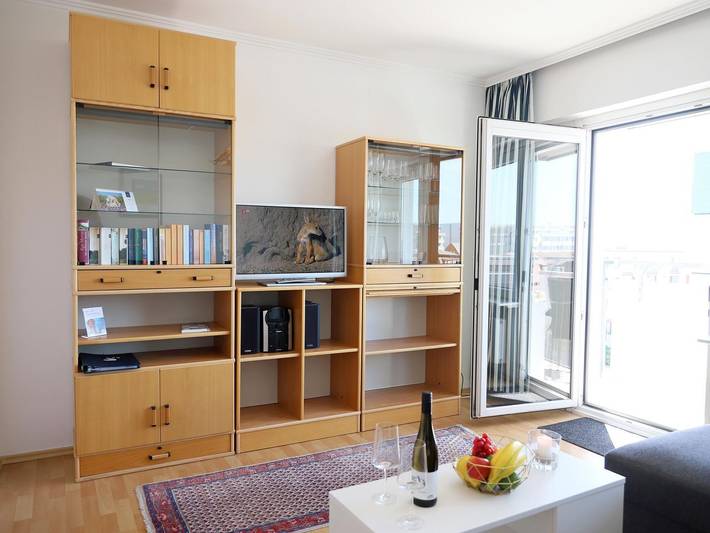 Ganze Wohnung, Gemütliches 2-Zimmer-Appartement mit Süd-Balkon, Wellnessbereich in Westerland in Westerland, Sylt (Gemeinde)