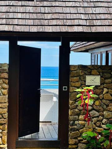 Chambre d’hôte pour 4 personnes, avec jardin ainsi que piscine et vue dans Ha'apiti